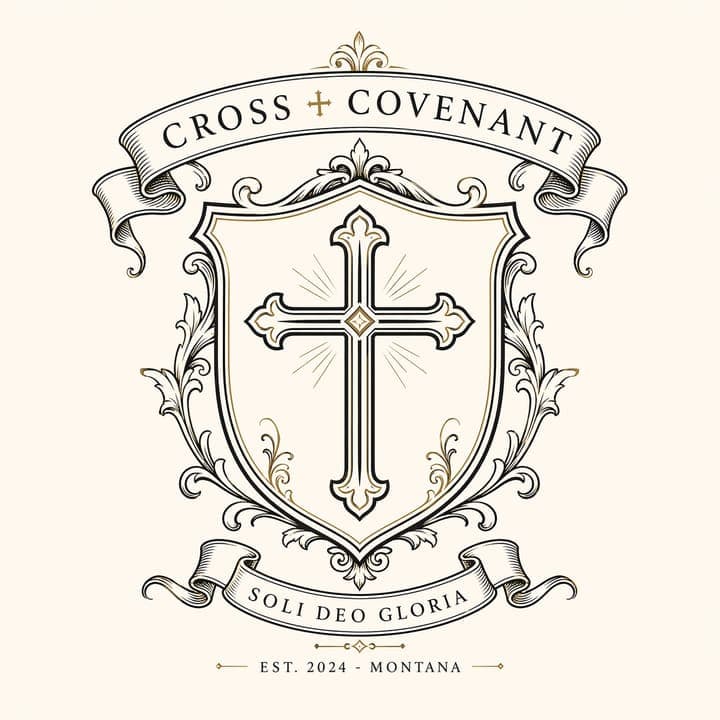Cross + Covenant Shield · Soli Deo Gloria preview