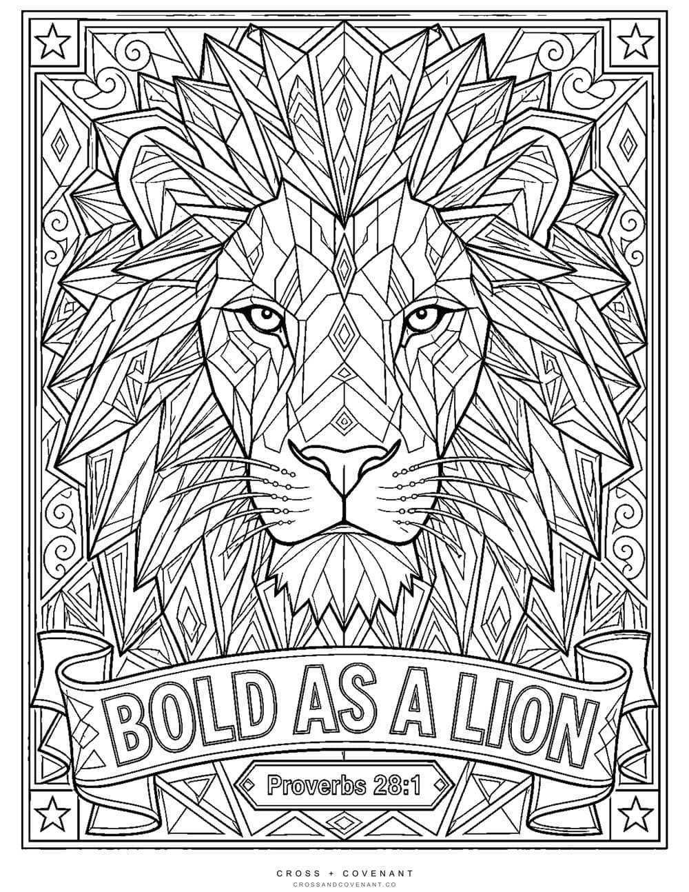The ROAR coloring page, free with this hoodie
