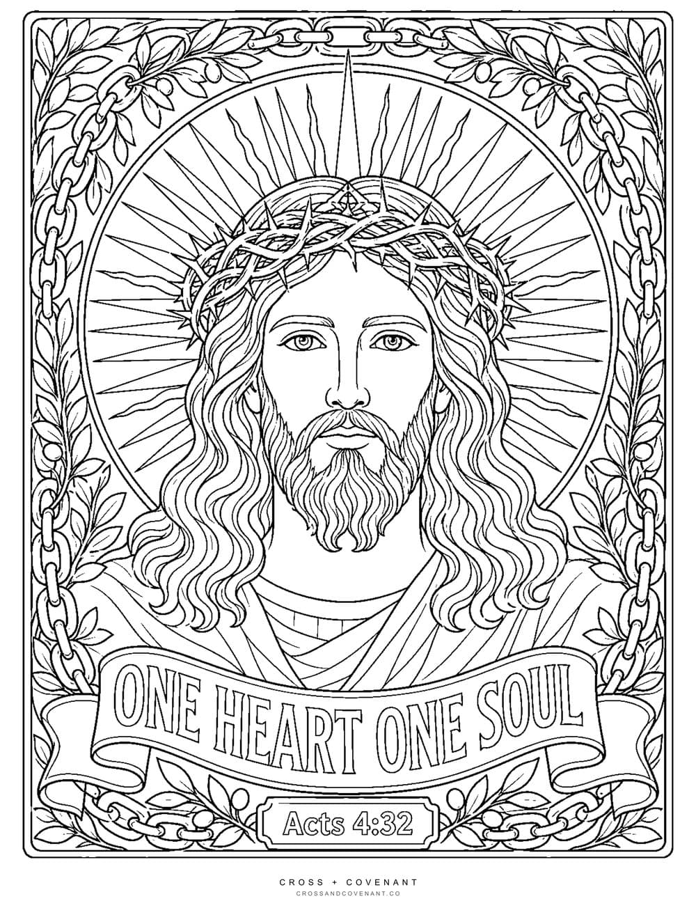 The The Covenant coloring page, free with this tee